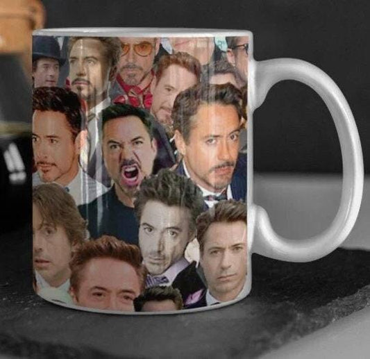 Robert Downey Jr Mug - 11oz or 15oz - Robert Downey Jr Cup