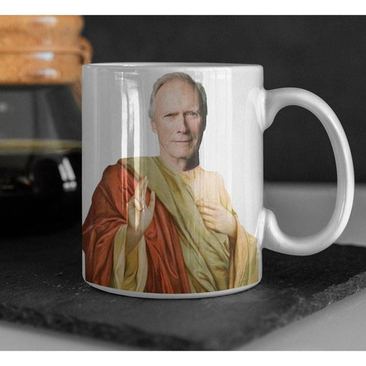 Saint Clint Eastwood Mug Saint Clint Eastwood Coffee Cup