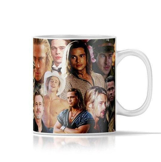 Brad Pitt Mug  Brad Pitt Coffee Cup -  11 oz or 15 oz