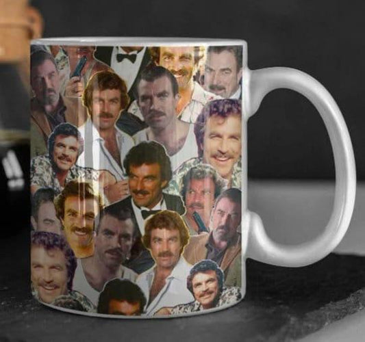 Tom Selleck Mug  Tom Selleck Coffee Cup Magnum PI - 11 oz or 15 oz