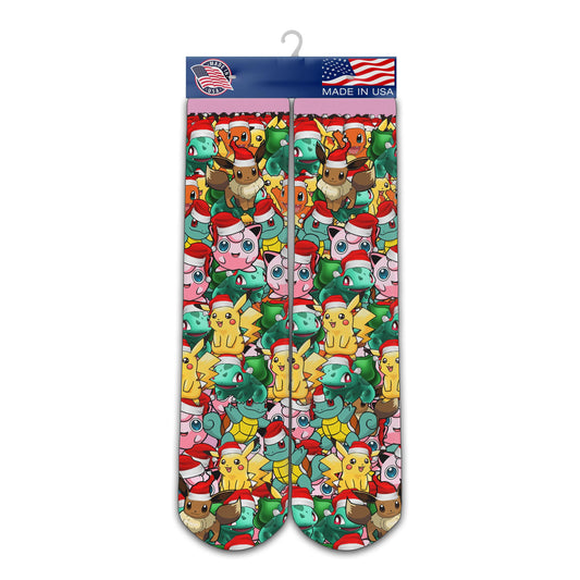 Pokémon Christmas Socks Pokémon Socks Santa Hat