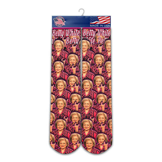 Betty White Socks Golden Girls Socks Fun Betty White Gift