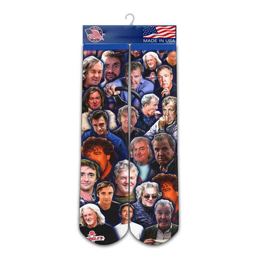 James May, Richard Hammond, Jeremy Clarkson Top Gear Socks
