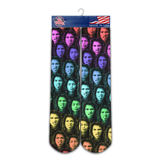 Zendaya Socks Colorful Socks with Zendaya Maree Stoermer Coleman