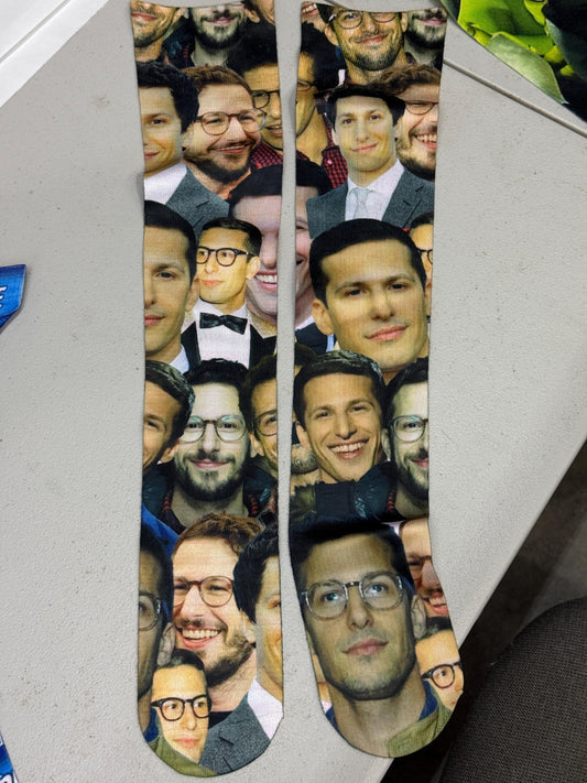 Andy Samberg Socks Brooklyn 99 Socks Lonely Island Socks