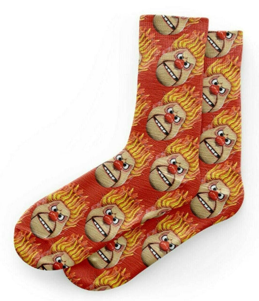 Heat Miser A Year Without A Santa Claus Inspired Socks