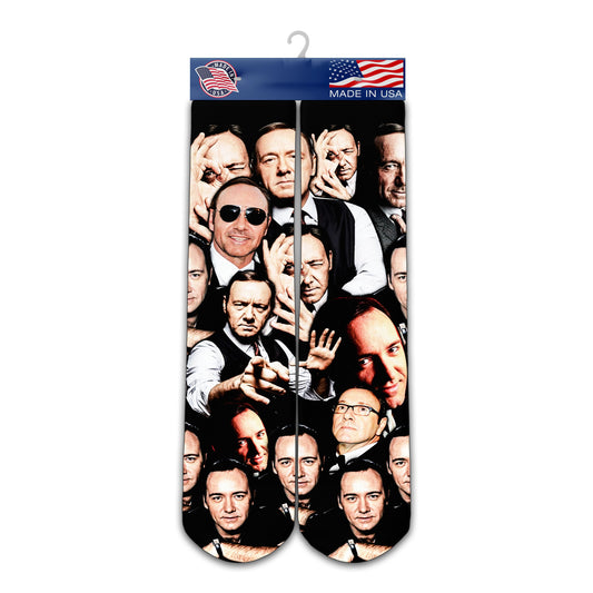 Kevin Spacey Socks - Custom Socks - Kevin Spacey Socks