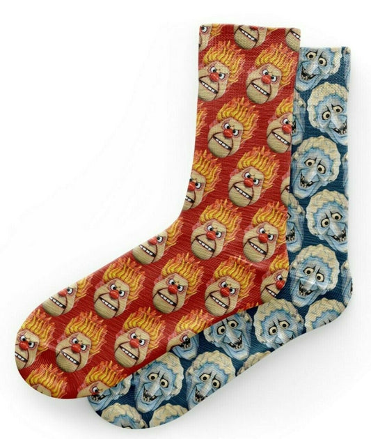 Combo Heat Miser Snow Miser Socks A Year Without A Santa Claus Unisex Adult