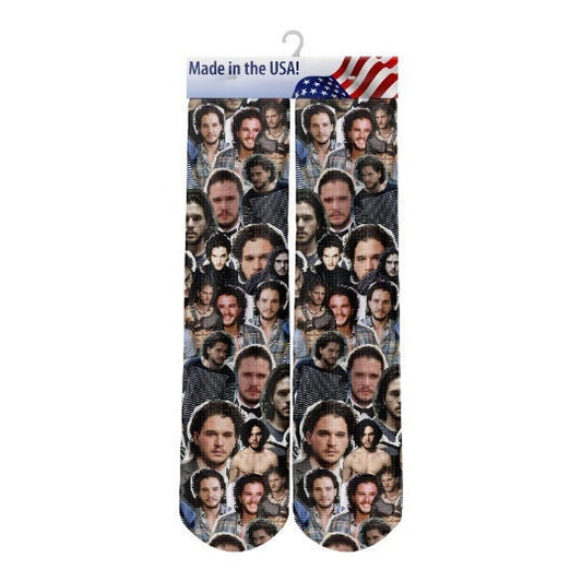 Kit Harrington Socks - Custom Socks - Kit Harrington Fan Socks