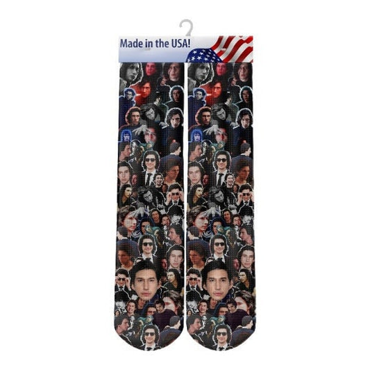 Adam Driver Socks - Custom Celebrity Gift- Star Wars Socks