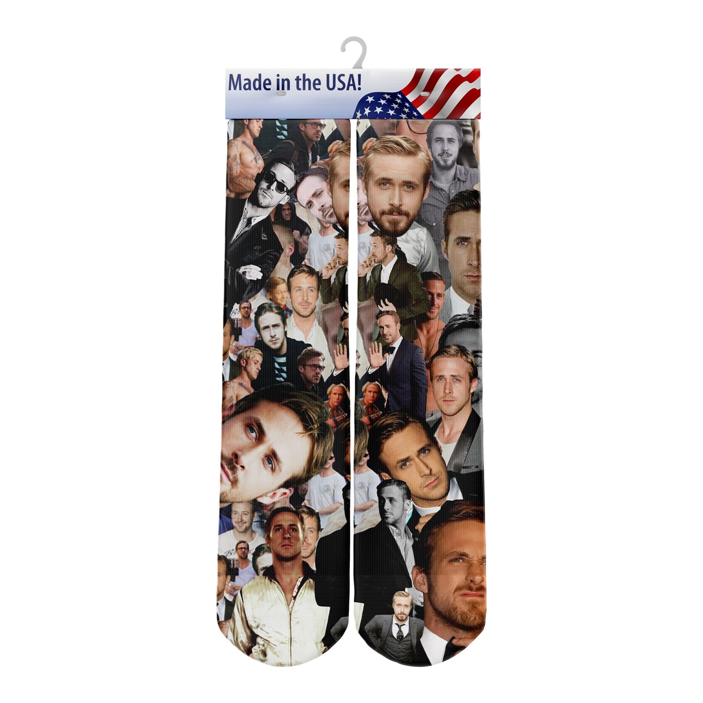 Ryan Gosling Collage Socks