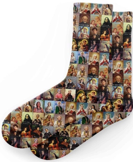 Catholic Saint Socks