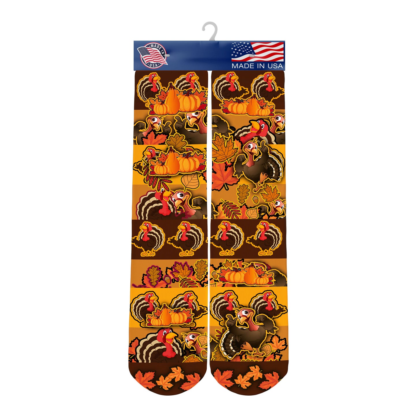 Thanksgiving Socks Turkey Socks