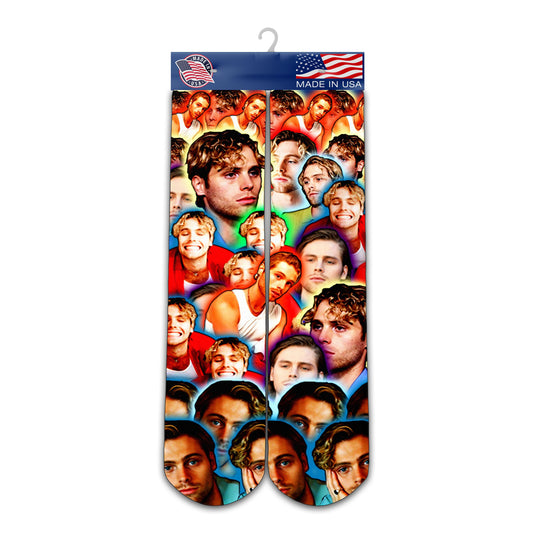 Luke Hemmings Socks - Five Seconds of Summer Socks