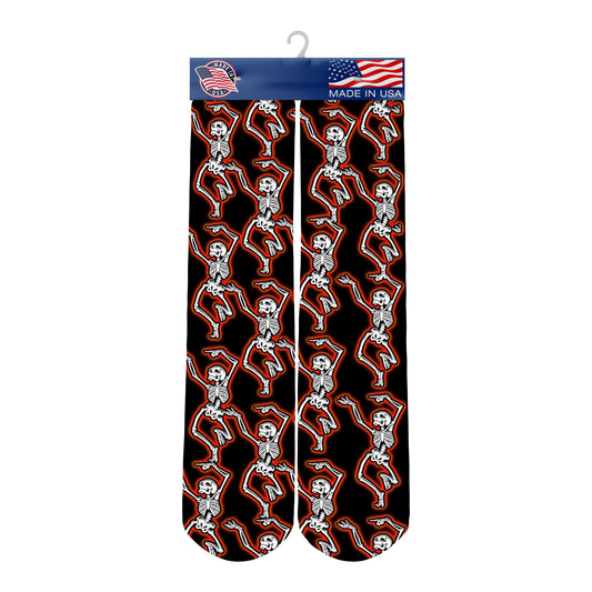 Halloween Socks Dancing Skeleton Socks
