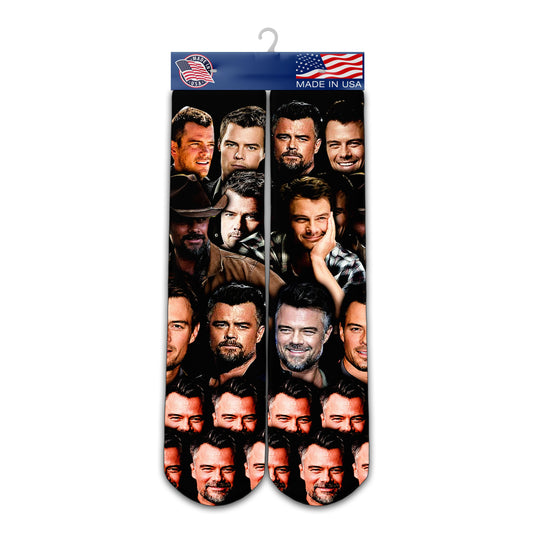 Josh Duhamel Socks - Custom Celebrity Gift- Josh Duhamel Fan Socks