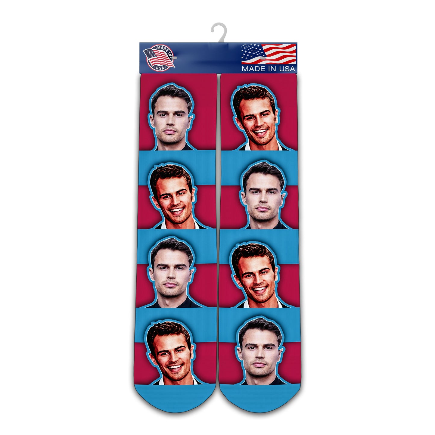 Theo James Socks - Custom Socks