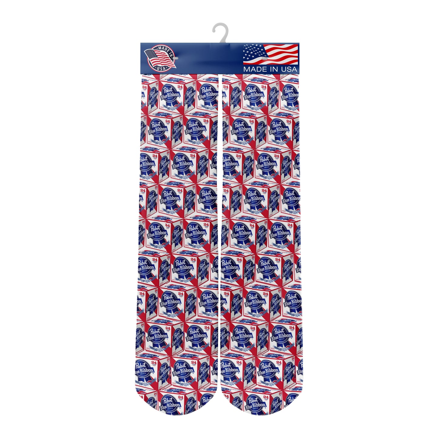 Pabst Blue Ribbon Socks