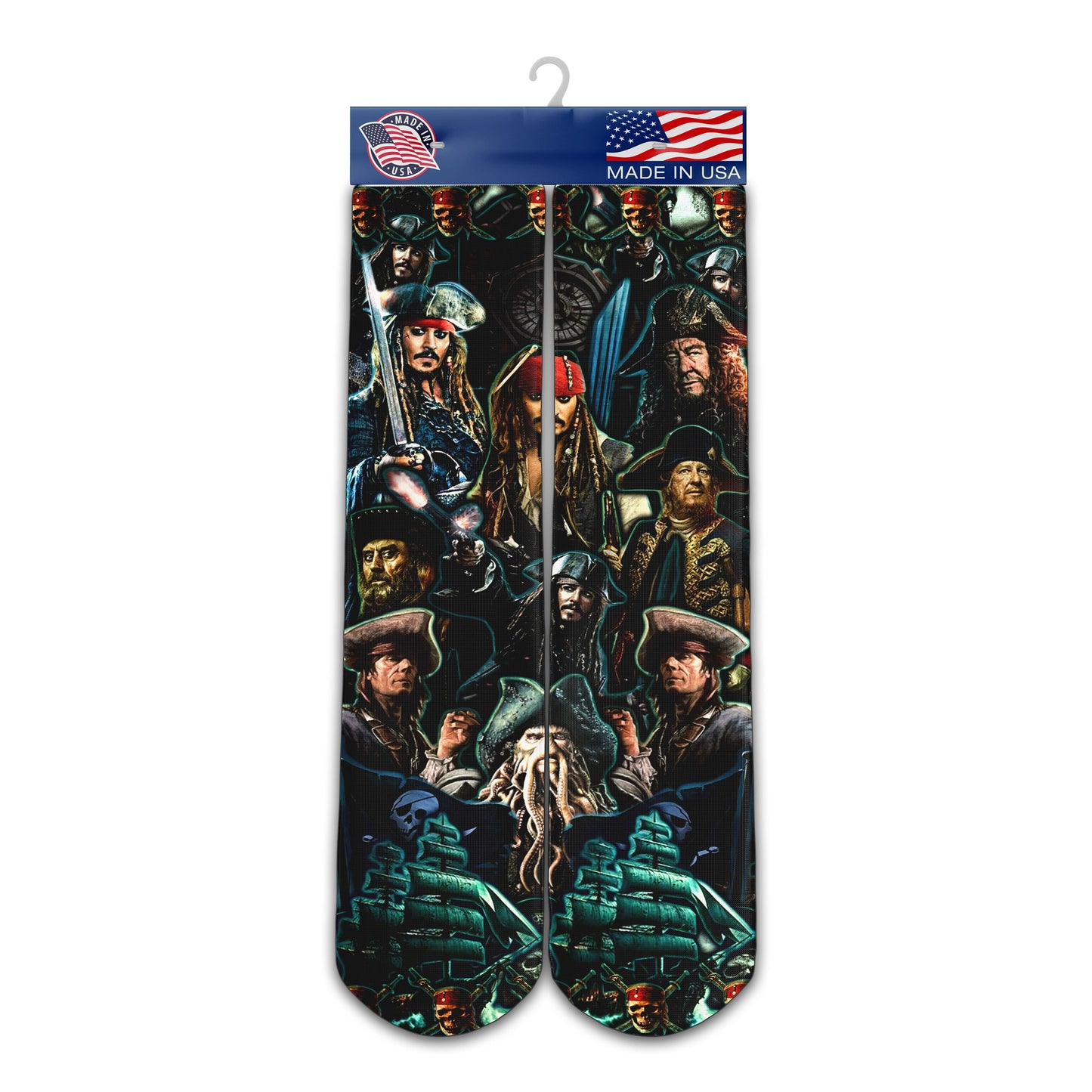 Pirate Socks - Funny Socks - Pirates of the Caribbean Socks