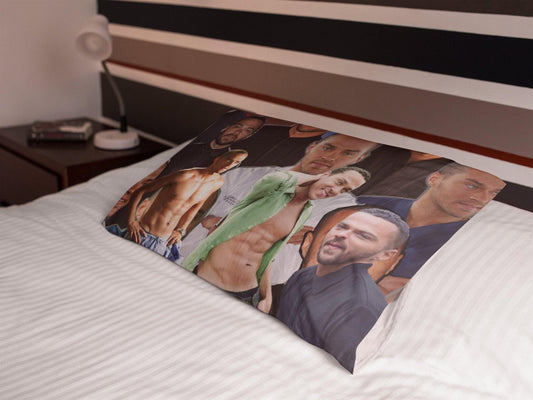 Jesse Williams Pillowcase Jesse Williams Bedroom Pillowcase