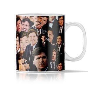 Tucker Carlson Mug - 11oz or 15oz - Tucker Carlson Coffee Cup - Ceramic Mug