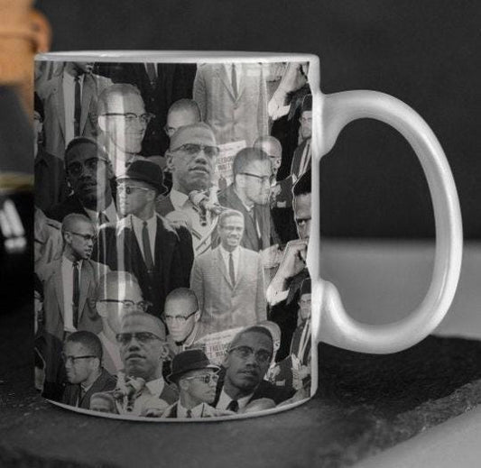 Malcolm X Mug - 11oz or 15oz - Malcolm X Cup - Malcolm X Coffee Cup