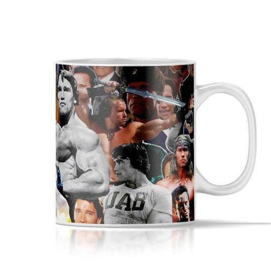 Arnold Schwarzenegger Mug - 11oz or 15oz - Arnold Schwarzenegger Coffee Cup - Ceramic Mug