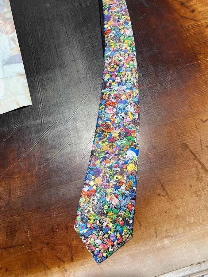 Pokemon Tie Custom Neck Tie
