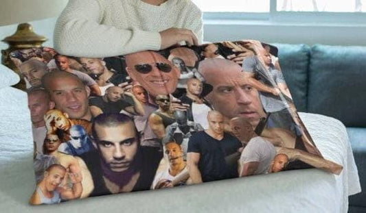 Vin Diesel Pillowcase Vin Diesel Bedroom Pillowcase