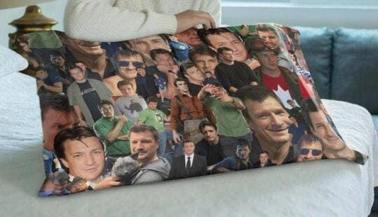 Nathan Fillion Pillowcase Nathan Fillion Bedroom Pillowcase