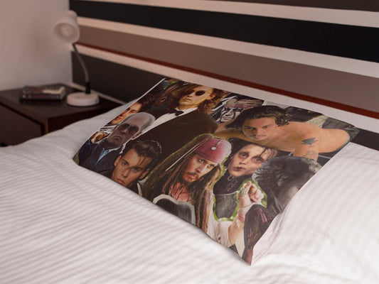 Johnny Depp Pillowcase Johnny Depp Bedroom Pillowcase