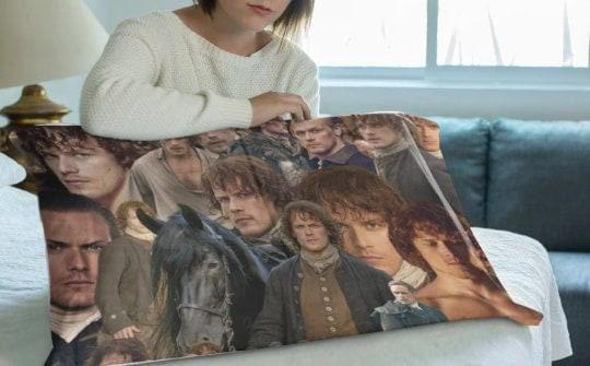 Sam Heughan Outlander Pillowcase Sam Heughan Outlander Bedroom Pillowcase