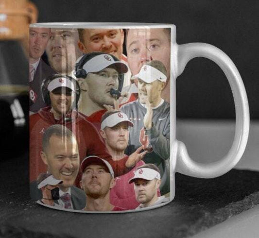 Lincoln Riley Mug - 11oz or 15oz - Oklahoma Sooners Cup