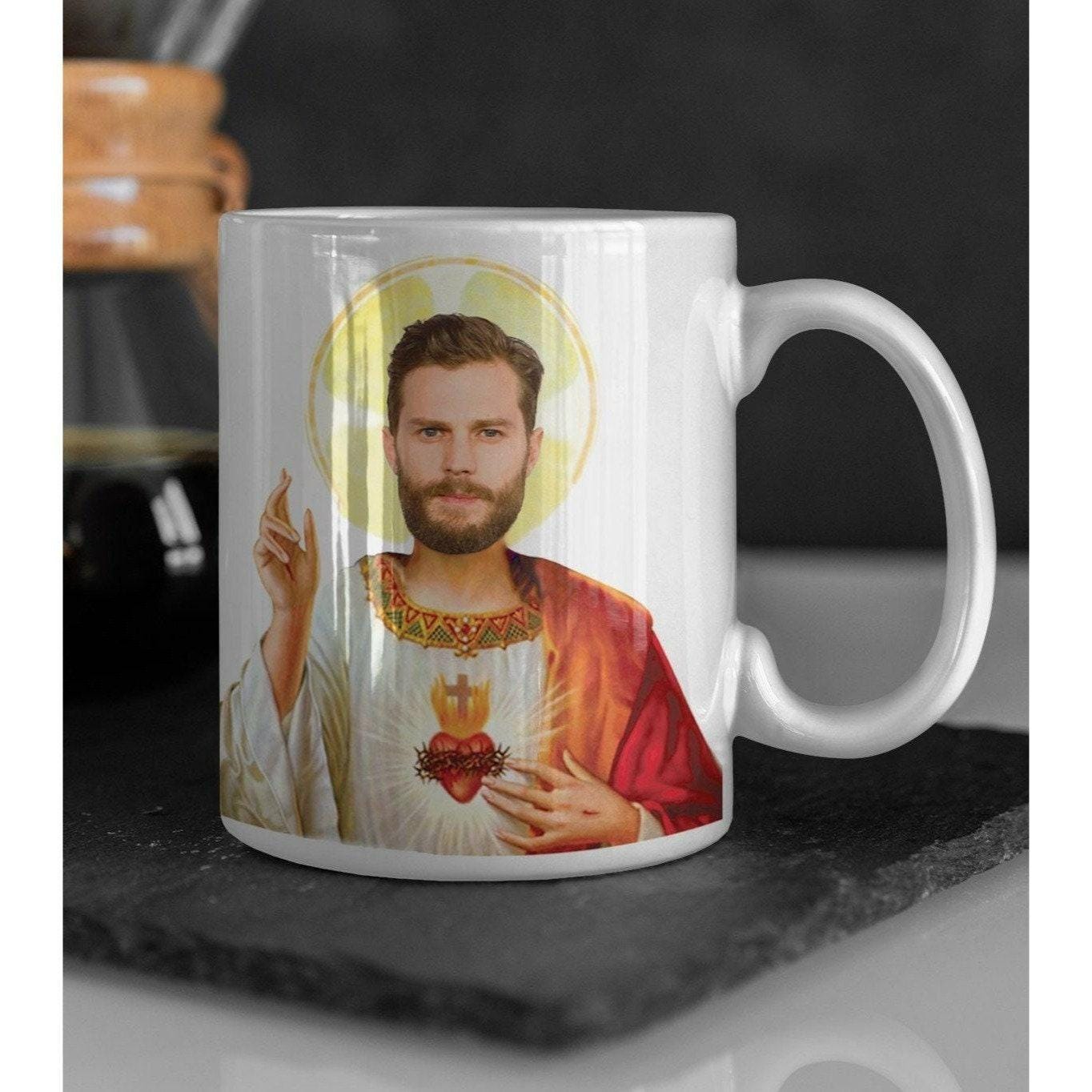 Saint Jamie Dornan Mug Saint Jamie Dornan Coffee Cup