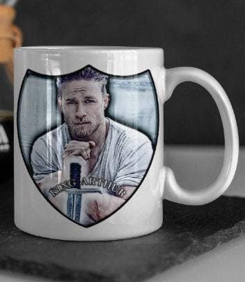 King Arthur Charlie Hunnam Mug - 11oz or 15oz - Charlie Hunnam Cup