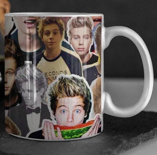 Luke Hemmings Mug - 11oz or 15oz - Luke Hemmings Coffee Cup 5SOS Mug