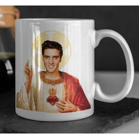 Saint Elvis Mug Saint Elvis Presley Coffee Cup - 11oz or 15oz