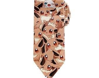 Eevee Tie Custom Tie Pokemon Tie