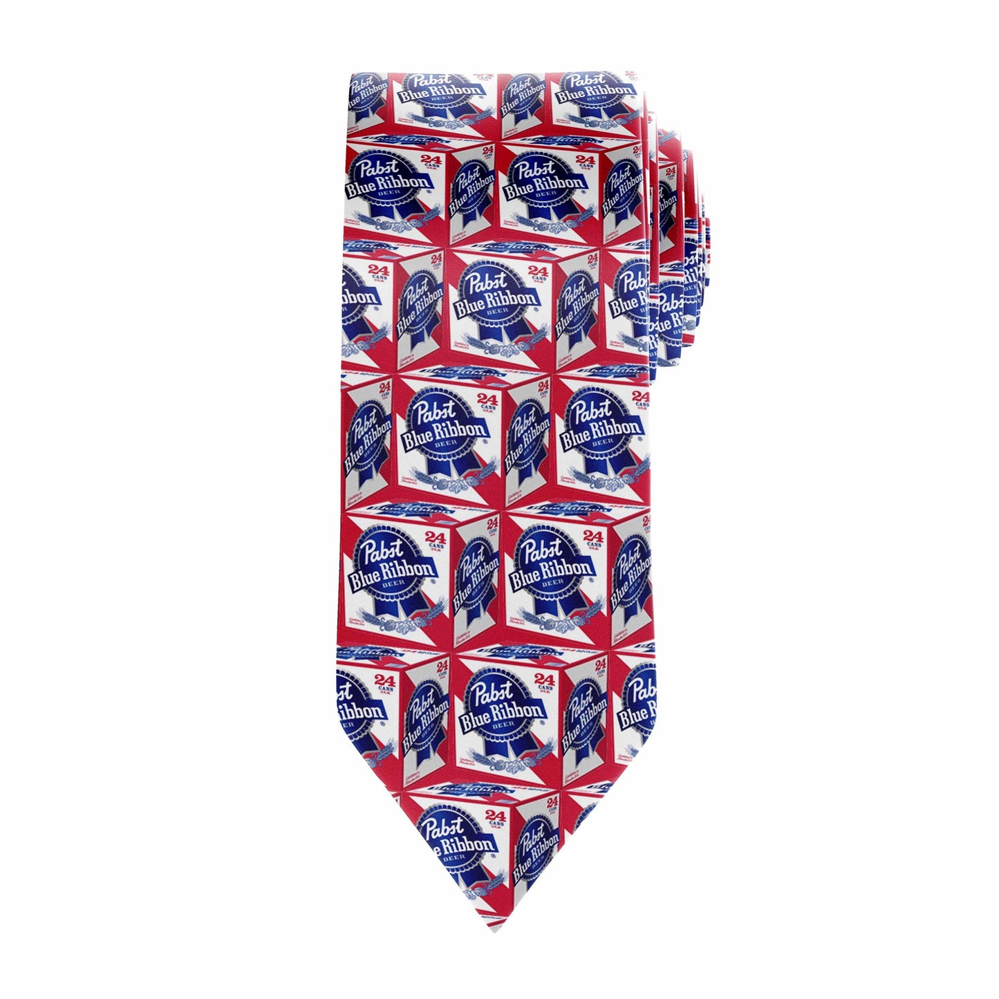 Pabst Blue Ribbon Beer Tie Pabst Blue Ribbon Beer Necktie Hipster Tie