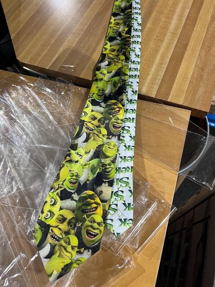 Shrek Tie Shrek Neck Tie